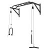 VEVOR Pull Up Bar, Multi-Grip Wall Mounted Pull Ups, 50 in Width Multifunctional Chin Up Training Station, Heavy Duty Steel Upper Body Workout Bars wi