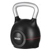 VEVOR Kettlebell, Adjustable Kettlebell with 7 Weight Levels (5, 11.5, 18, 24.5, 31, 37.5, 44 lbs), Die-Cast Aluminum and ABS Material, for Grip Stren