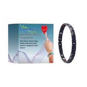 South Moon Blood Pressure Titanium Bracelet, Lightheadedness Relief Discomfort Capsule Care Bracelet