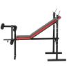 VEVOR Weight Bench, Multi-Functional Adjustable Weight Bench Press for Full Body Workout, 380lbs Exercise Sit up Bench for Home Gym Strength Training,