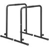 VEVOR Dip Bars, 440 lbs Capacity, Heave Duty Dip Stand Station with Adjustable Height, Fitness Workout Dip Bar Station Stabilizer Parallette Push Up S