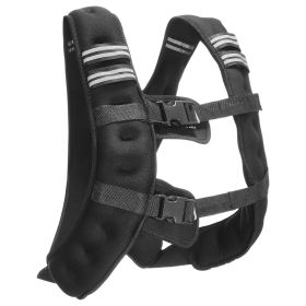 VEVOR Weighted Vest, 12 lbs Weight Vest with Reflective Stripe, Adjustable Buckle Body Weight Vest for Men Women, Workout Equipment for Strength Train