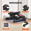 VEVOR Stair Stepper, Mini Stepper for Exercise at Home, Hydraulic Fitness Twist Stepper with Resistance Bands, Full Body Workout Cardio Equipment, Sta