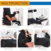 Multi-Position Weight Bench, Full Body Workout Adjustable Strength Training with Leg Developer for Home Gym, White/Brown