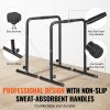 VEVOR Dip Bars, 440 lbs Capacity, Heave Duty Dip Stand Station with Adjustable Height, Fitness Workout Dip Bar Station Stabilizer Parallette Push Up S