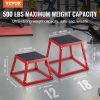 VEVOR Plyometric Jump Box, 18 Inch Plyo Box, Steel Plyometric Platform and Jumping Agility Box, Anti-Slip Fitness Exercise Step Up Box for Home Gym Tr