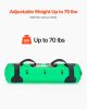 VEVOR Water Weights Aqua Bag, Large Aqua Bags for Workout, 70 lbs Adjustable Portable Stability Fitness & Full Body Exercise Equipment, for Strength C