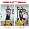 Chest Fly and Chest Press Machine for Back, Pectoral, Rear Deltoid and Shoulder Training, Yellow