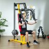 Chest Fly and Chest Press Machine for Back, Pectoral, Rear Deltoid and Shoulder Training, Yellow