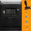 Air Rowing Machine, Foldable Rower with LCD Digital Monitor & Steel Frame for Home Gym Use