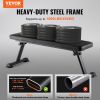 VEVOR Flat Weight Bench, Foldable Strength Training Bench, Utility Workout Bench for Full Body Workout, 1000 LBS Press Bench for Home Gym Exercise, fo