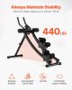 VEVOR AB Workout Machine, Dual-track Ab Workout Equipment at Home Gym, Core & Abdominal Trainers for Women, 440 lbs Weight Capacity Strength Training