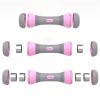 1 pair Ladies Adjustable Dumbbells Fitness Equipment Barbell Tablets Cast Iron Coated Plastic Yoga Dumbbell Plastic Dumbbells 2 Kilos to 4kilos Weight