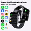 2025 New Smartwatch ECG Continuous Glucose Monitor Blood Pressure SOS Fall Alarm HRV Body Composition Analyzer All In One Health Guardian Best Wearabl